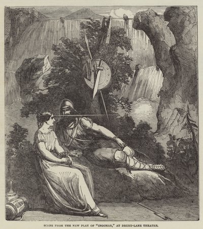 Scene from the New Play of Ingomar, at Drury-Lane Theatre by English School